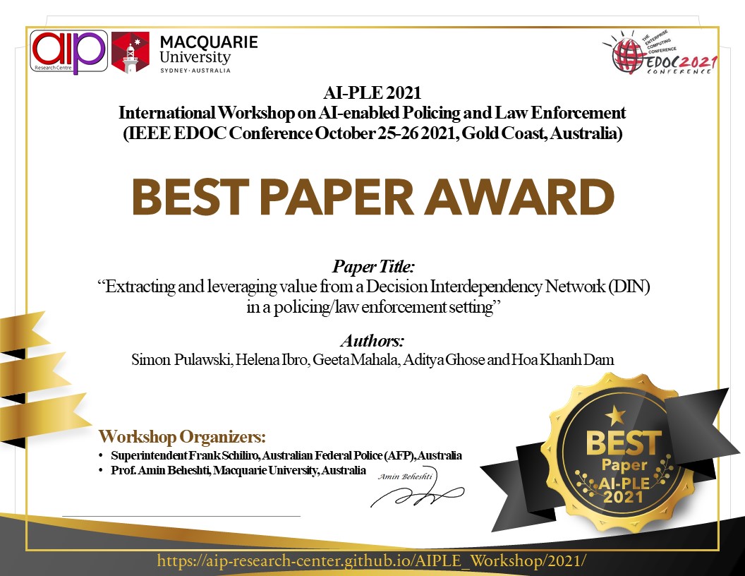 Best Paper Award